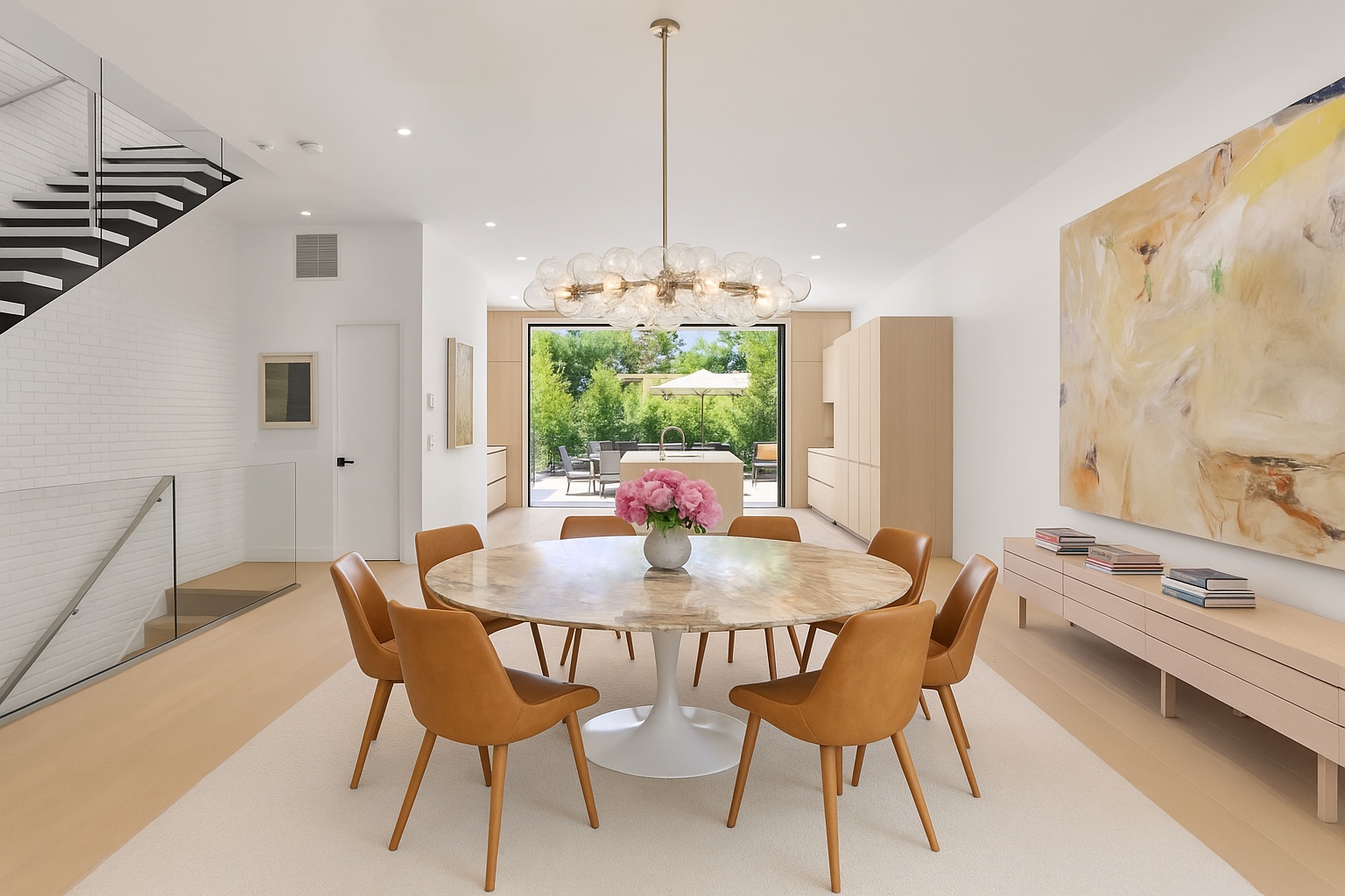 Estefania Bustamante interiors – Brooklyn Estefania Interiors kitchen dining